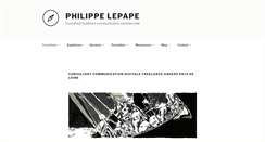 Desktop Screenshot of philippelepape.com